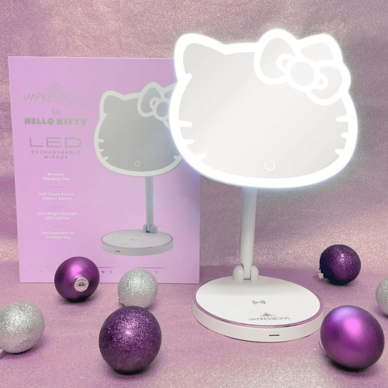 Impressions Vanity deals X hello kitty LED rechargeable mirror